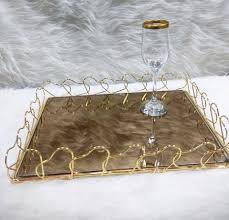 سینی آینه ای هزار قلب