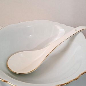 قاشق آجیل لب طلای سرامیکی
