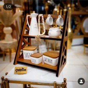 استند چوبی مثلث