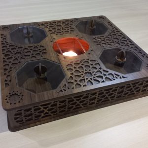 جعبه پذیرایی وارمردار طرح اسلیمی