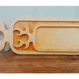 رولت خوری چوبی بزرگ